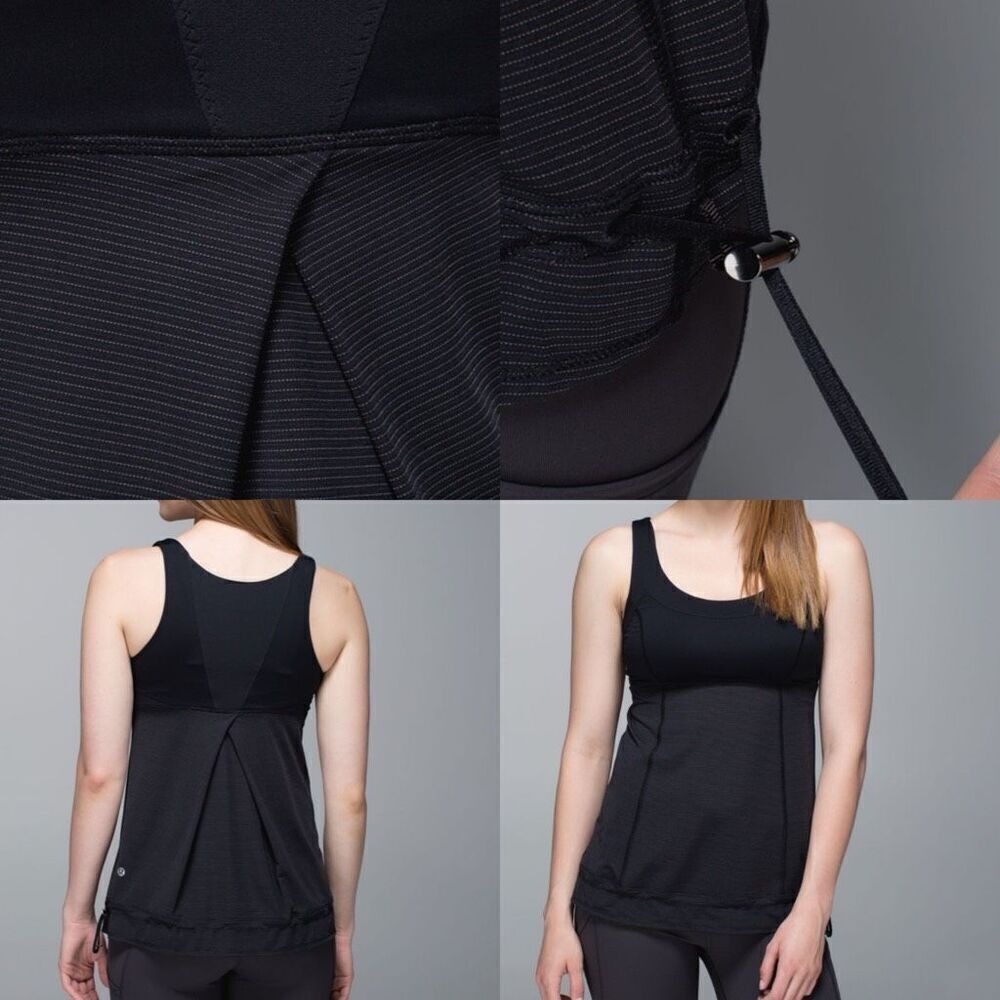 Lululemon Run: Ta Ta Topper Black size 8